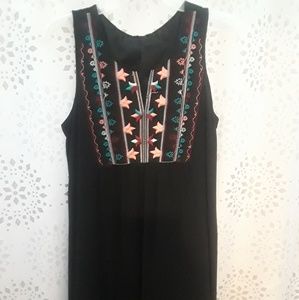 Embroidered sun dress, size S